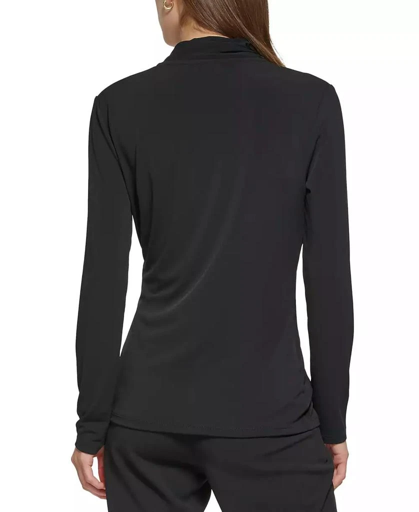 DKNY Petite Surplice Top, Created for Macy's 3