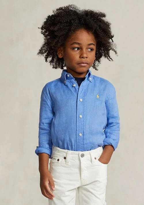 Ralph Lauren Childrenswear Lauren Childrenswear Boys 2 7 Linen Shirt 3