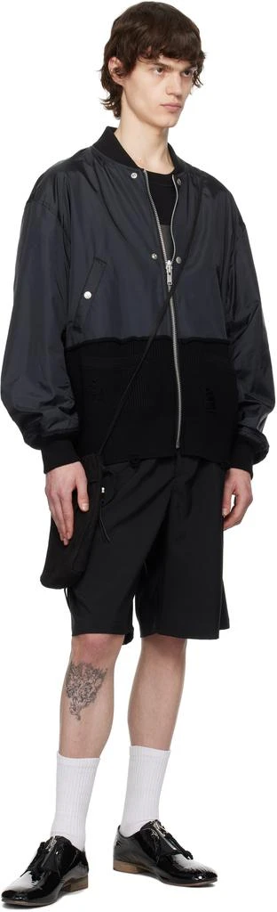 UNDERCOVER Black UC1E4207-2 Bomber Jacket 4