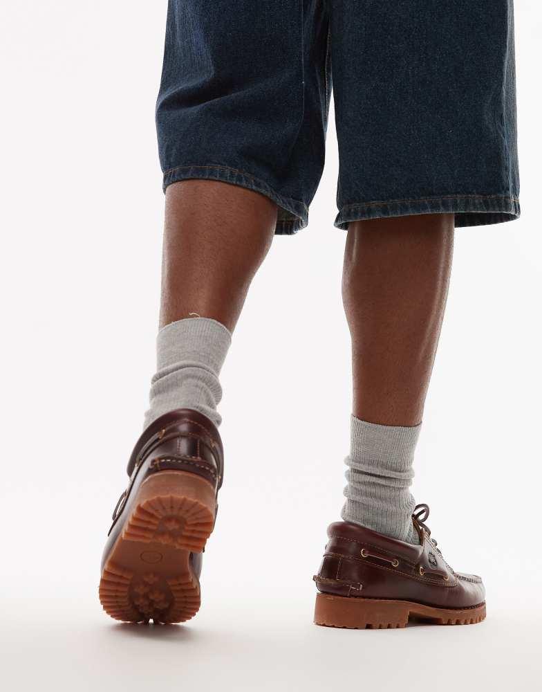 Timberland Timberland authentics 3 eye classic boat shoes in