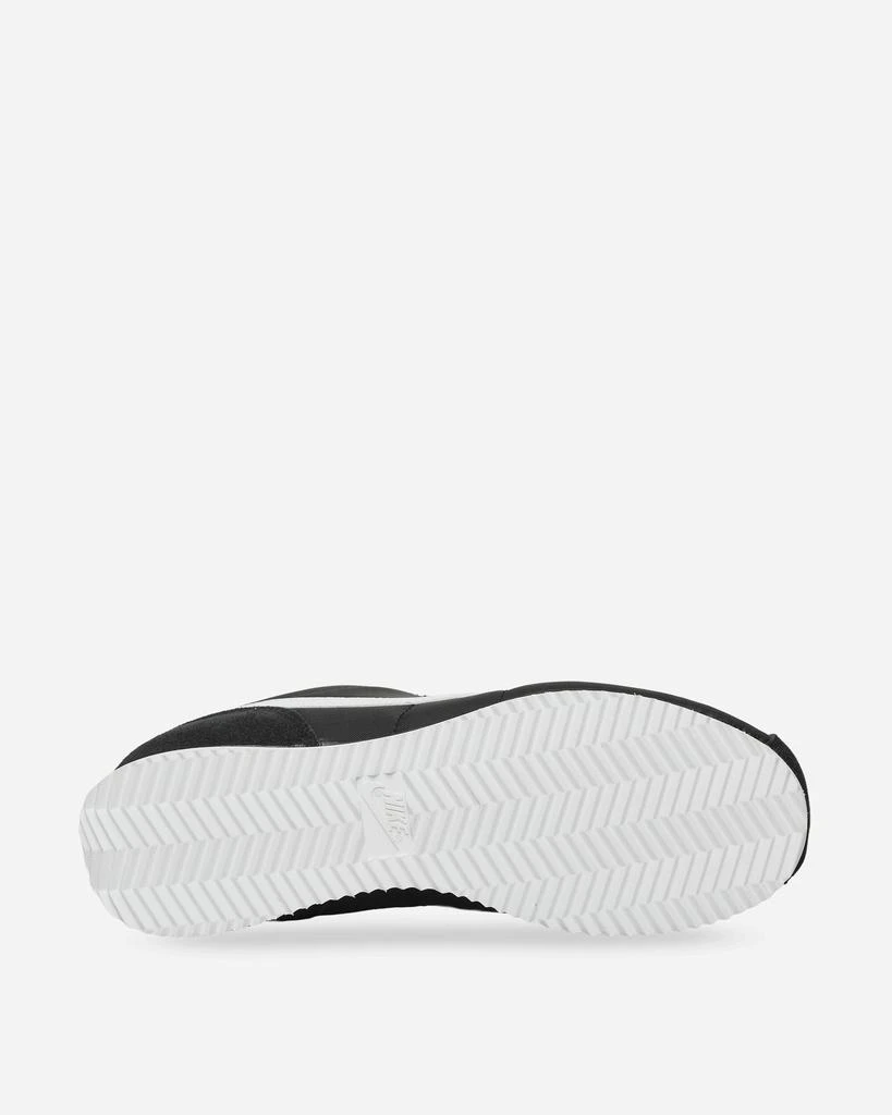 NIKE Women's Cortez Textile Sneakers Black / White 6
