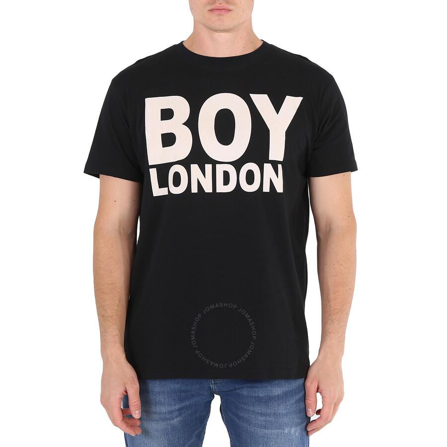 BOY LONDON Regular-fit Logo T-shirt In Black/White