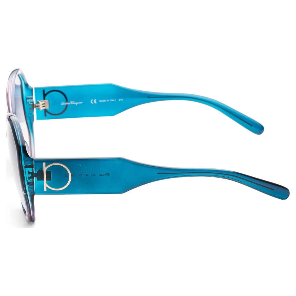 Salvatore Ferragamo Ferragamo Women's Blue Rectangular Sunglasses 2