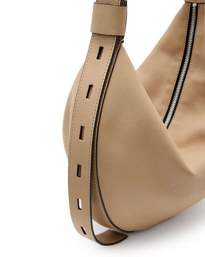 ALL SAINTS Half Moon Leather Shoulder Bag 6