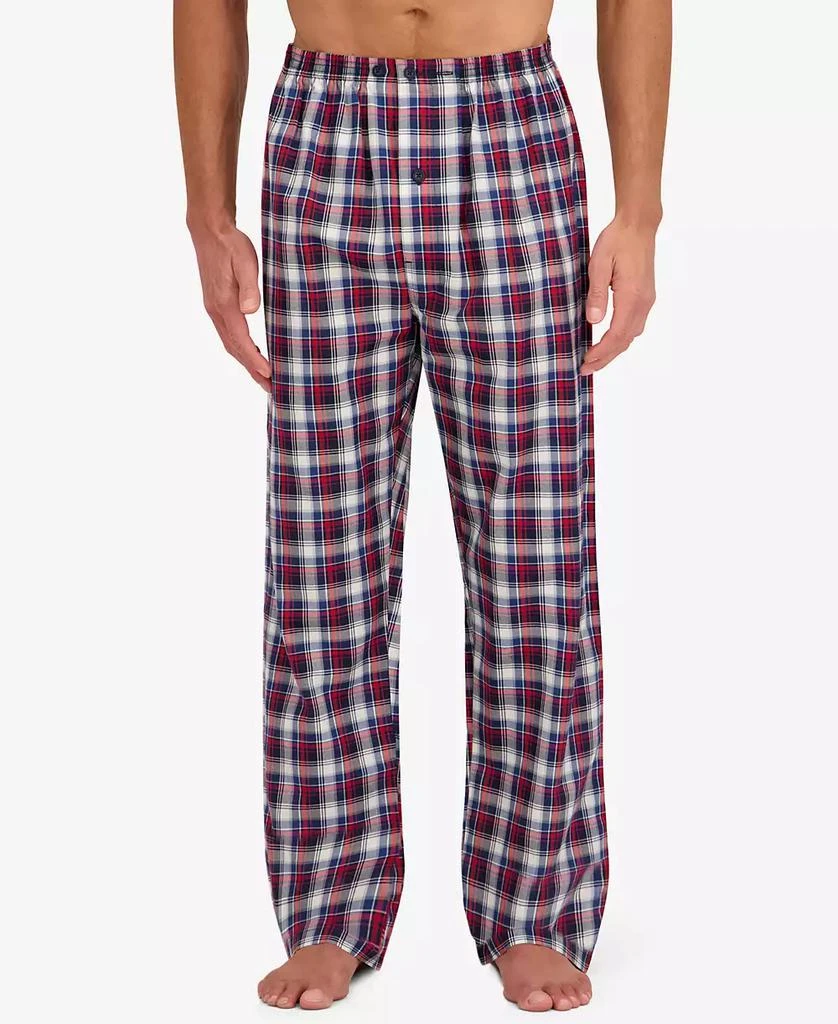 Hanes Men
s Woven Button Down Pajama Sleep Set 3