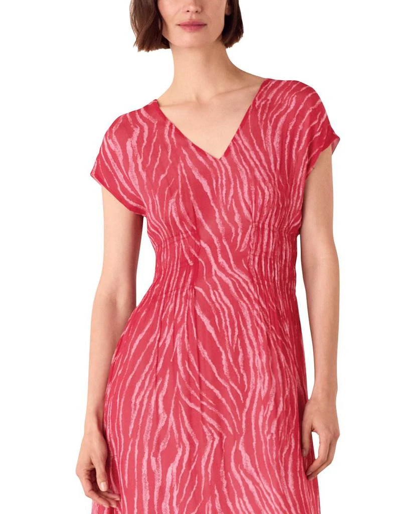 Whistles Zebra Texture Midi Dress 2