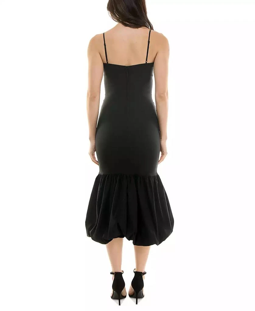 KATIA RAE Juniors' Fitted Bubble-Hem Midi Dress 2