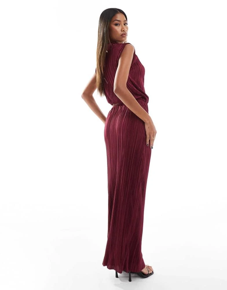 plisse cut out dress Lulus Mulholland Cutout Plisse Ruffle Maxi Prom Dress, Womens, M, Lavender