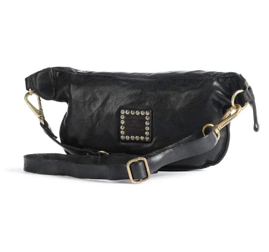 CAMPOMAGGI Marsupio Mini Waist Bag In Black