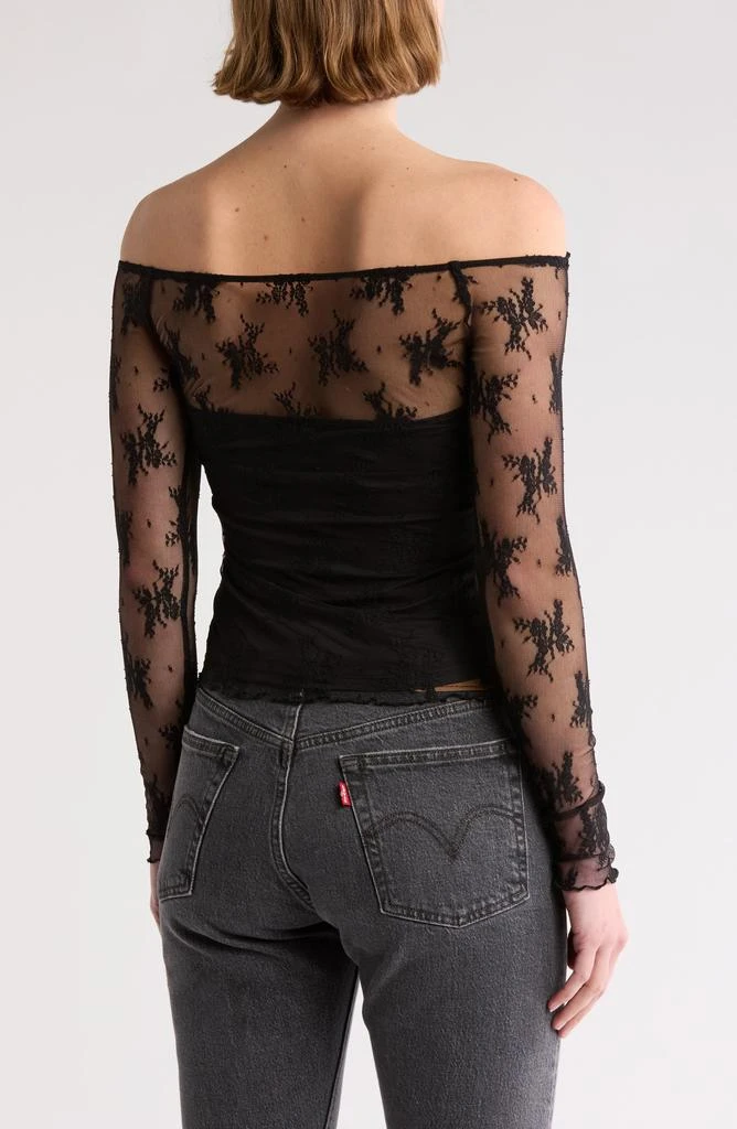 Elodie Off the Shoulder Lace Top 2