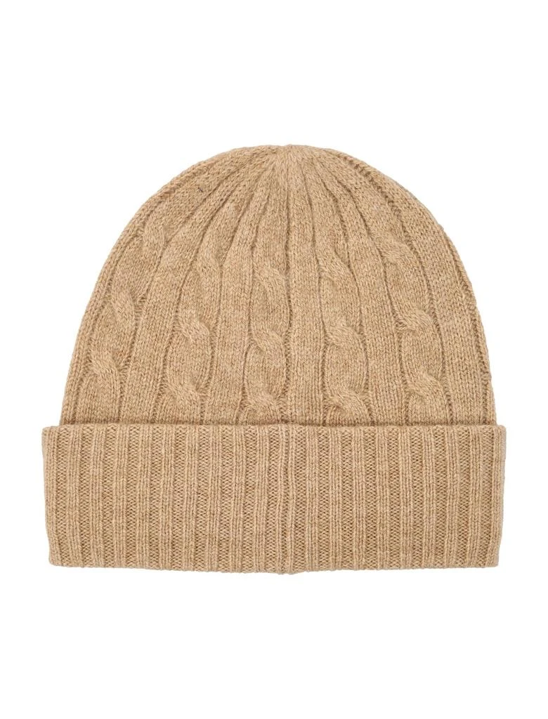 Ralph Lauren Polo Ralph Lauren Logo Embroidered Cable-Knit Beanie 2