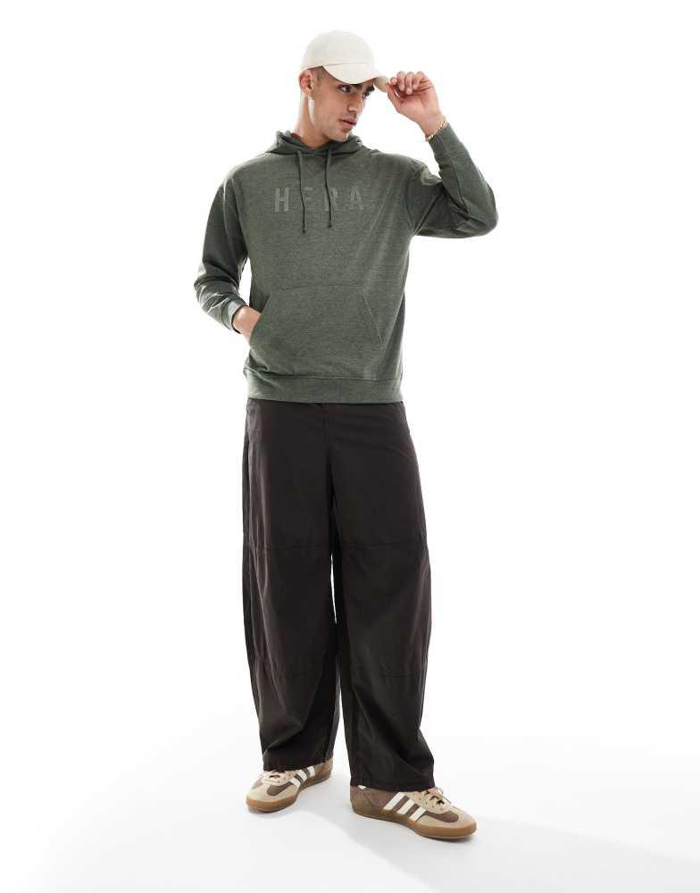 HERA Hera focus hoodie in khaki
