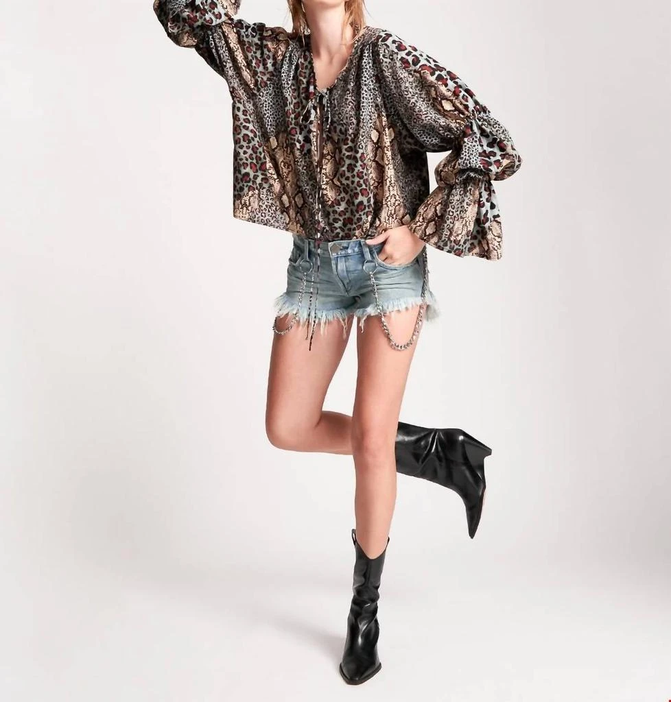 One Teaspoon One Teaspoon - Punk Python Sophisticated Savage Top 3