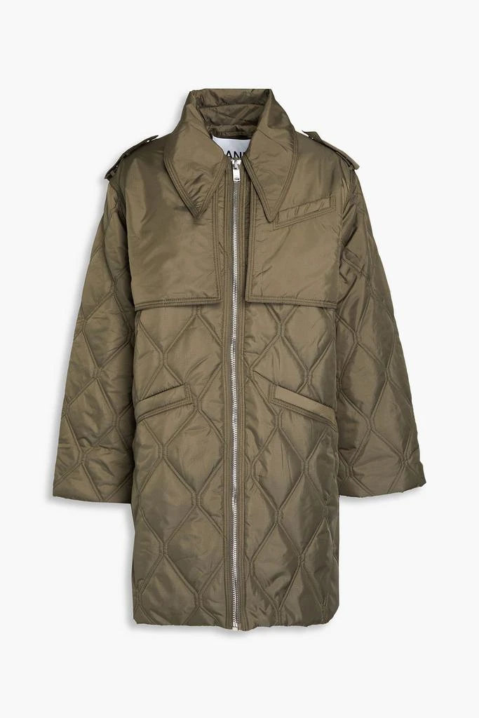Ganni Quilted ripstop jacket 1