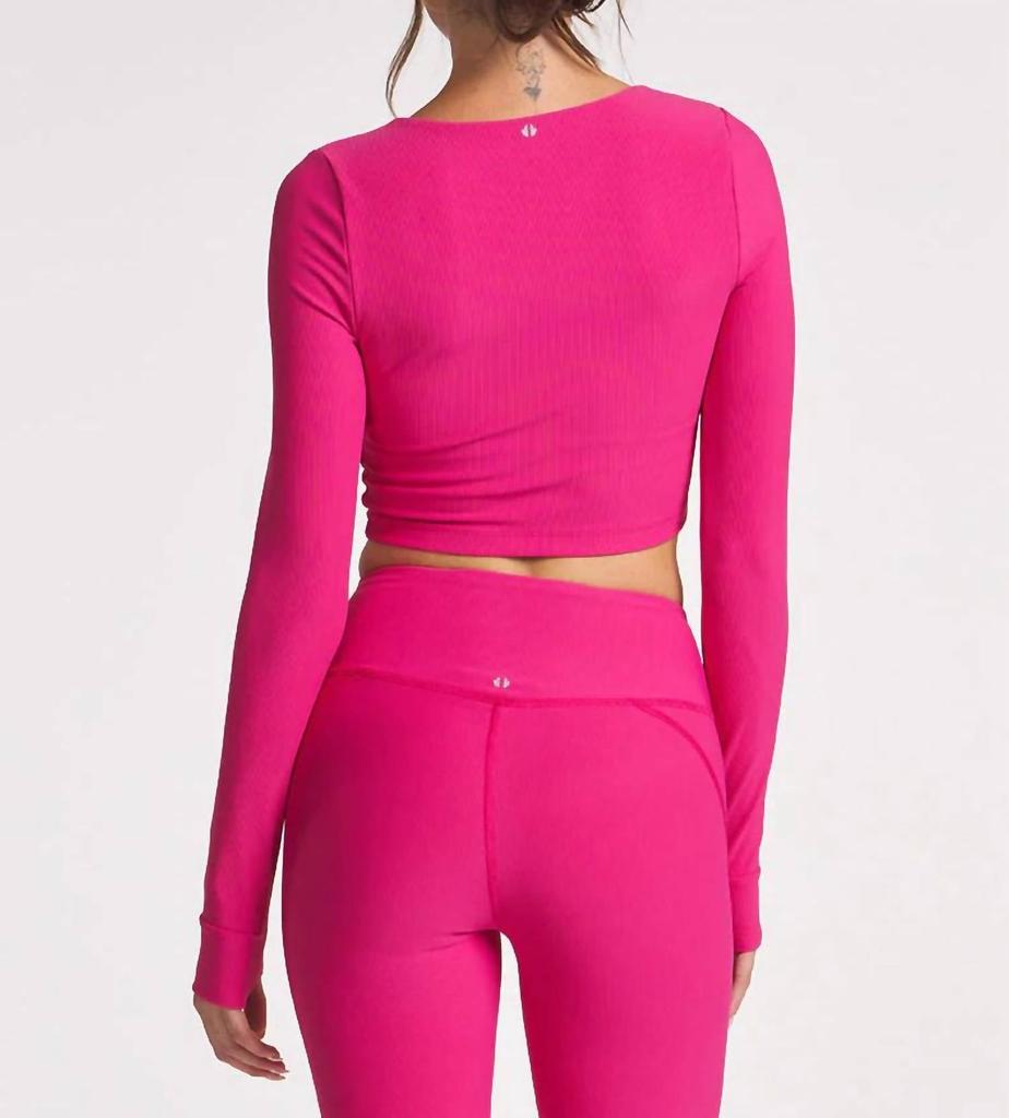 THRIVE SOCIETE Thrive Societe - Refine Long Sleeve Bra Top