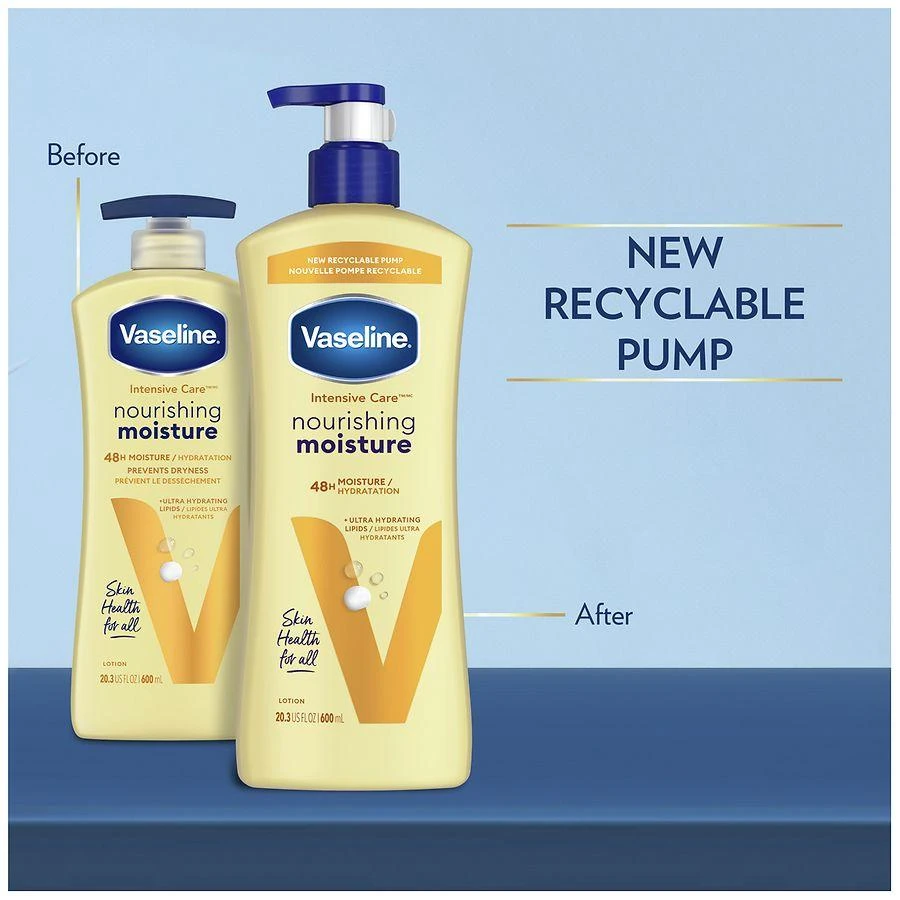 Vaseline Nourishing Moisture Body Lotion Essential Healing 10