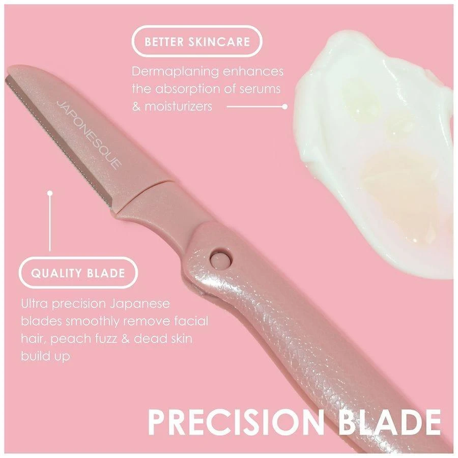 Japonesque Foldable Dermaplaner Facial Razors 7