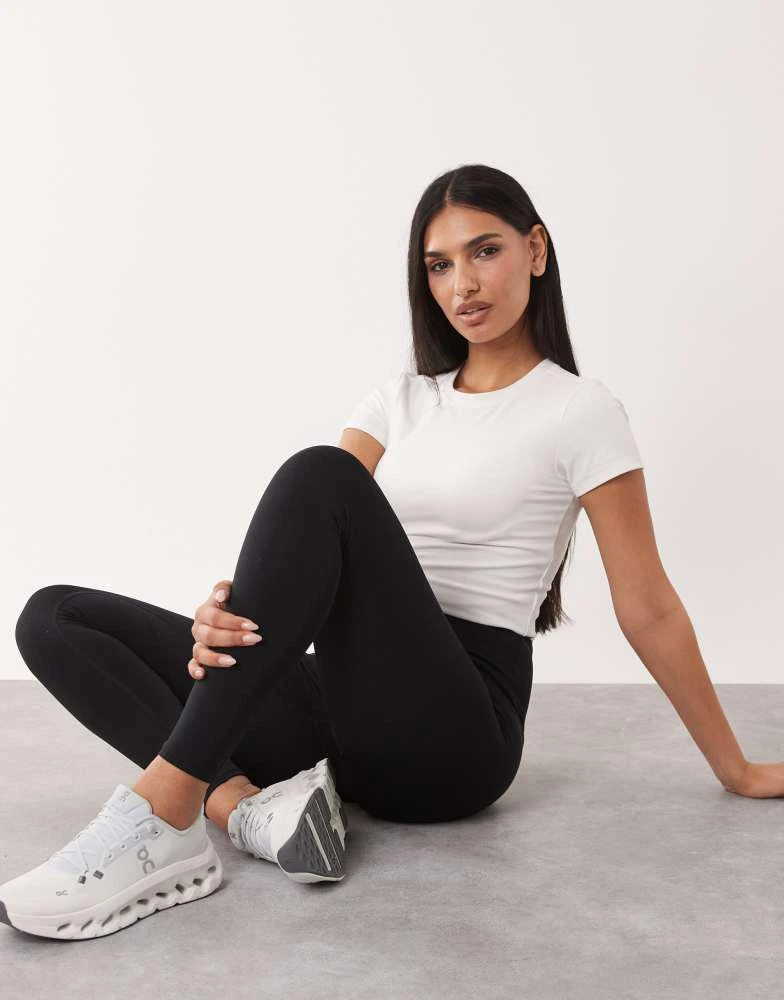 4505 4505 Hourglass Icon active bum sculpt high waist gym legging with inner pocket in black