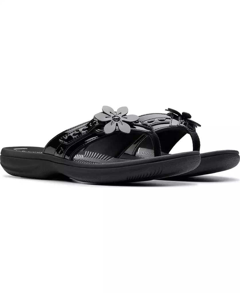 Clarks Women's Cloudsteppers Breeze Opal Flip-Flops 5