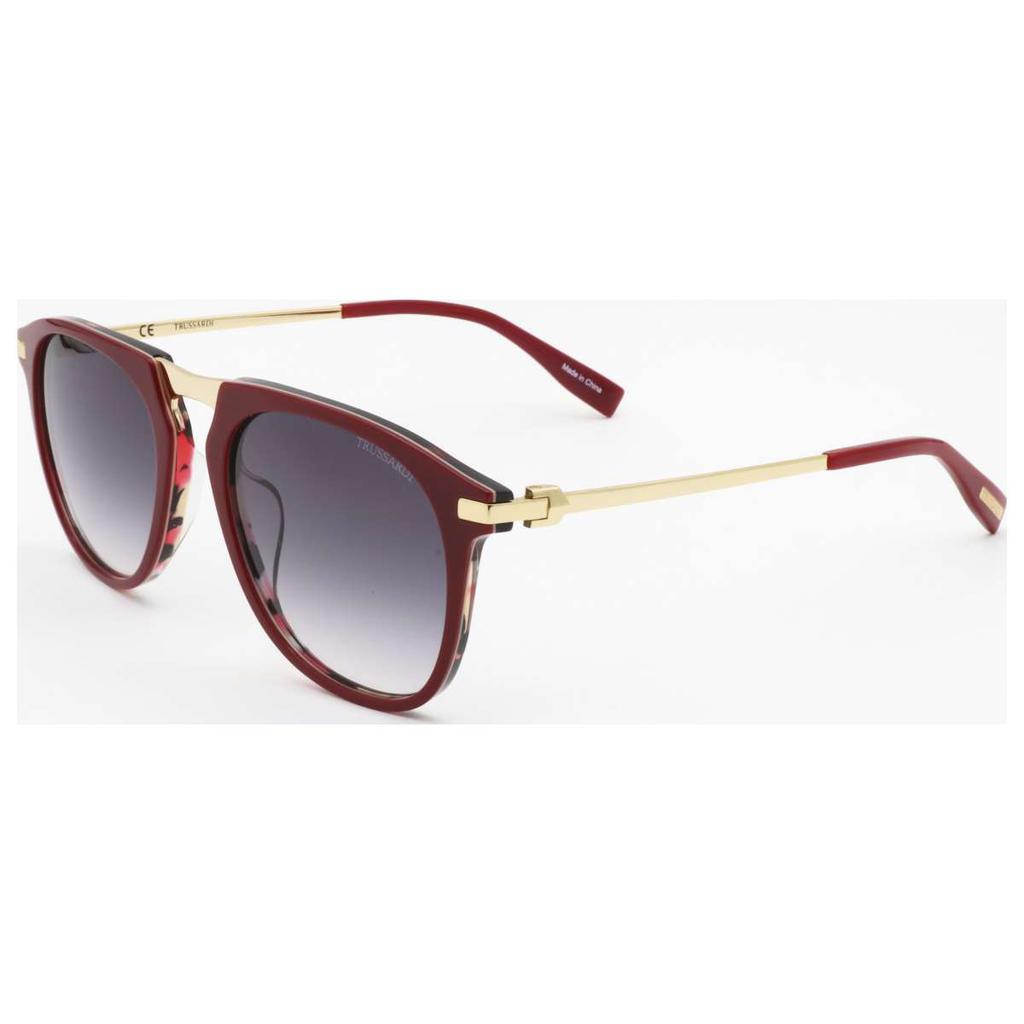 TRUSSARDI Trussardi Women's Red Rectangular Sunglasses