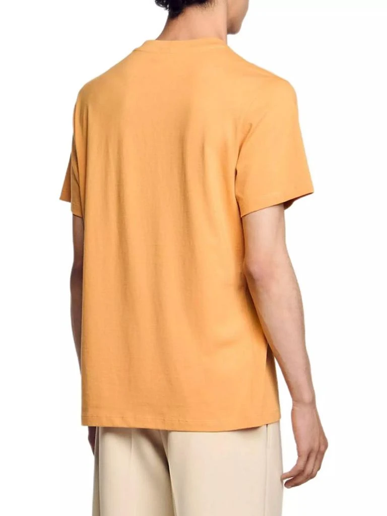 Sandro Wave Print Cotton T-Shirt 3