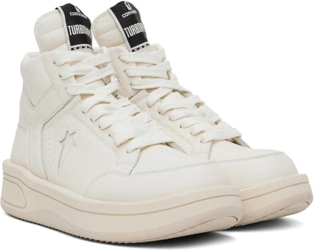 Rick Owens DRKSHDW White Converse Edition TURBOWPN Sneakers 4