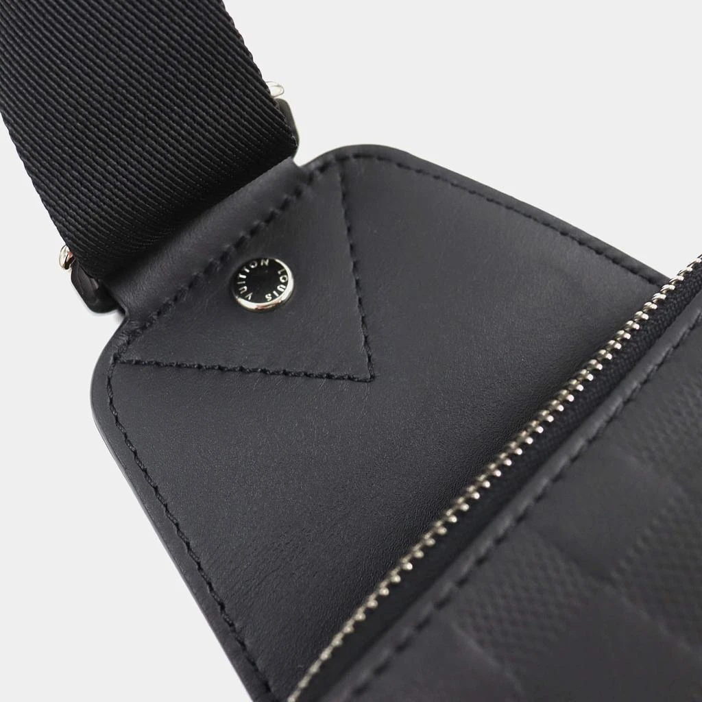 Louis Vuitton Louis Vuitton Black Canvas Avenue Sling Bag 4