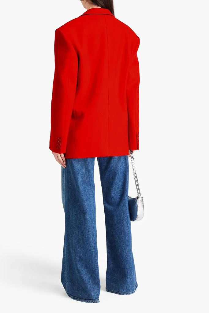 Stella McCartney Double-breasted wool-felt blazer 3
