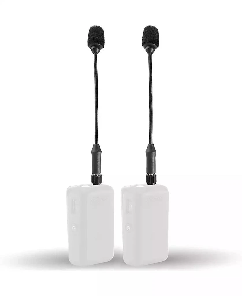 Movo MV-M101 Gooseneck Omnidirectional Lavalier Microphone- Compatible Wireless Transmitters