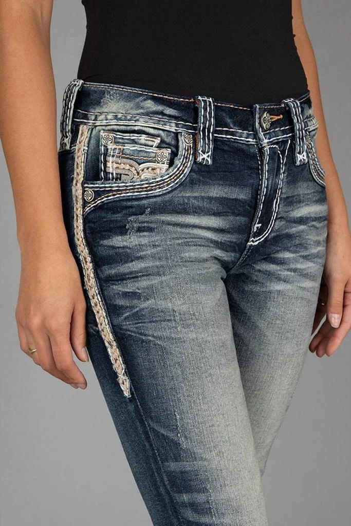 Rock Revival Rafaela Bootcut Jeans - "32 Inseam In Vintage Blue 4