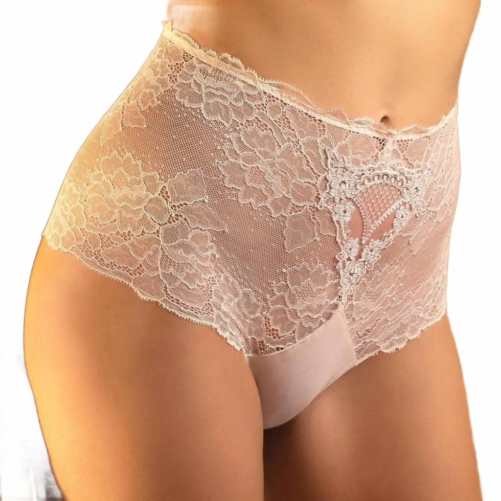 Lise Charmel Sublime En Dentelle High Waist Panty In Beige 2