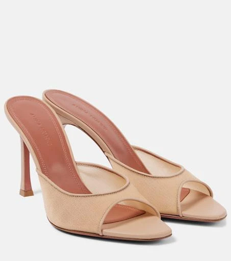Amina Muaddi Alexa 95 mesh mules 1