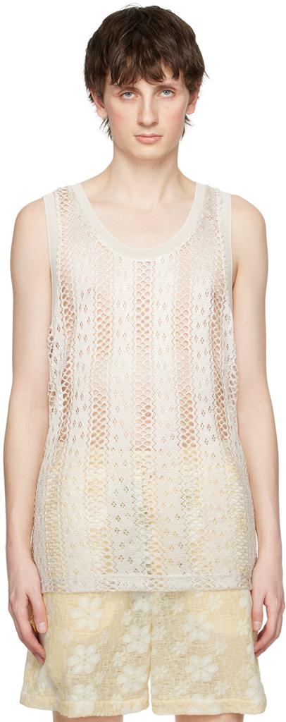 CMMN SWDN White Scoop Neck Tank Top