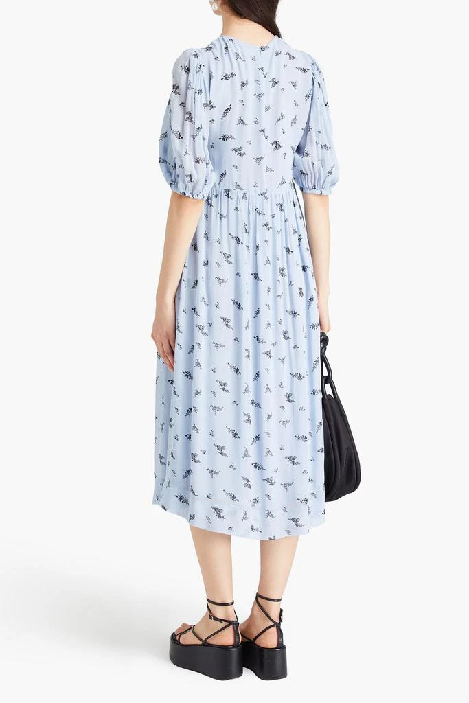 Ganni Floral-print georgette midi dress 3