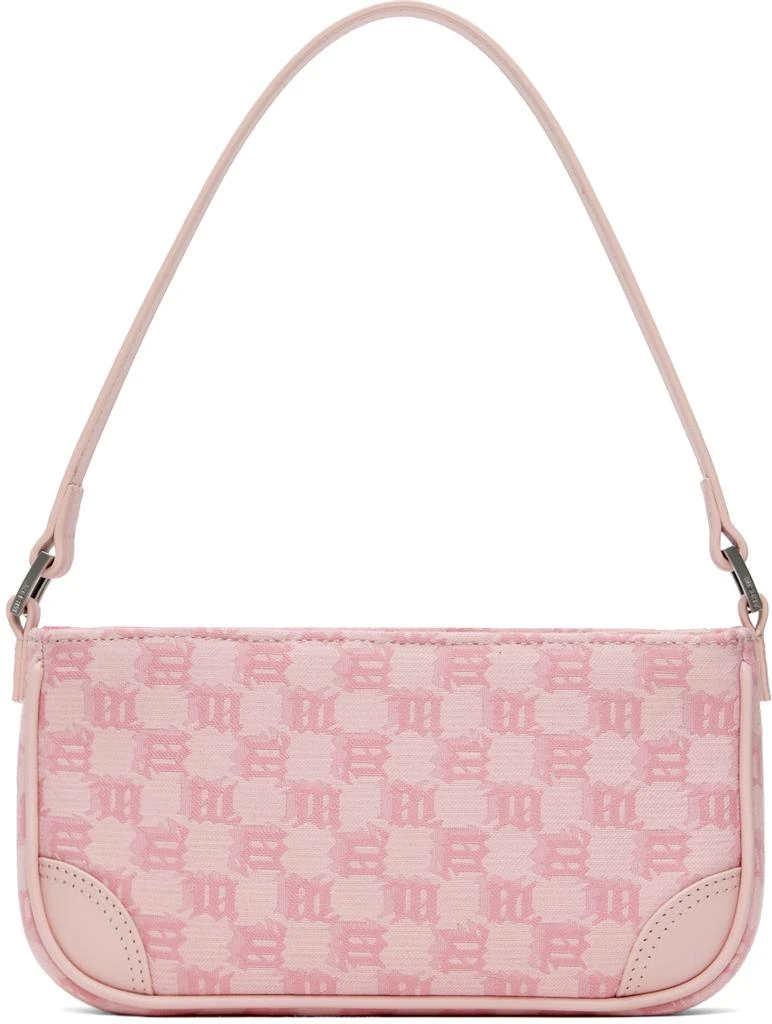 Misbhv Pink Jacquard Monogram 90s Mini Bag 1
