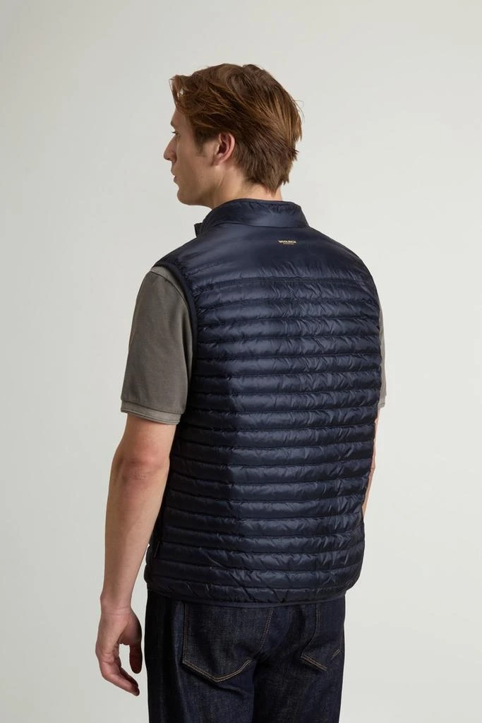 Woolrich Allen Padded Vest in Ripstop Nylon - Men - Gray 3