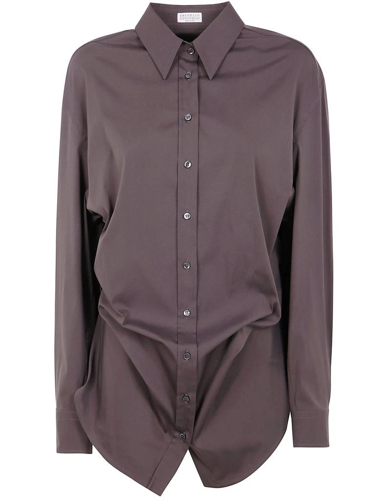 Brunello Cucinelli Long-Sleeved Buttoned Shirt