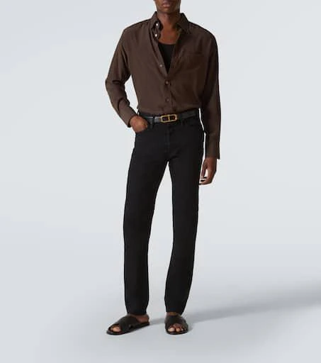 Tom Ford Preston T leather sandals 2