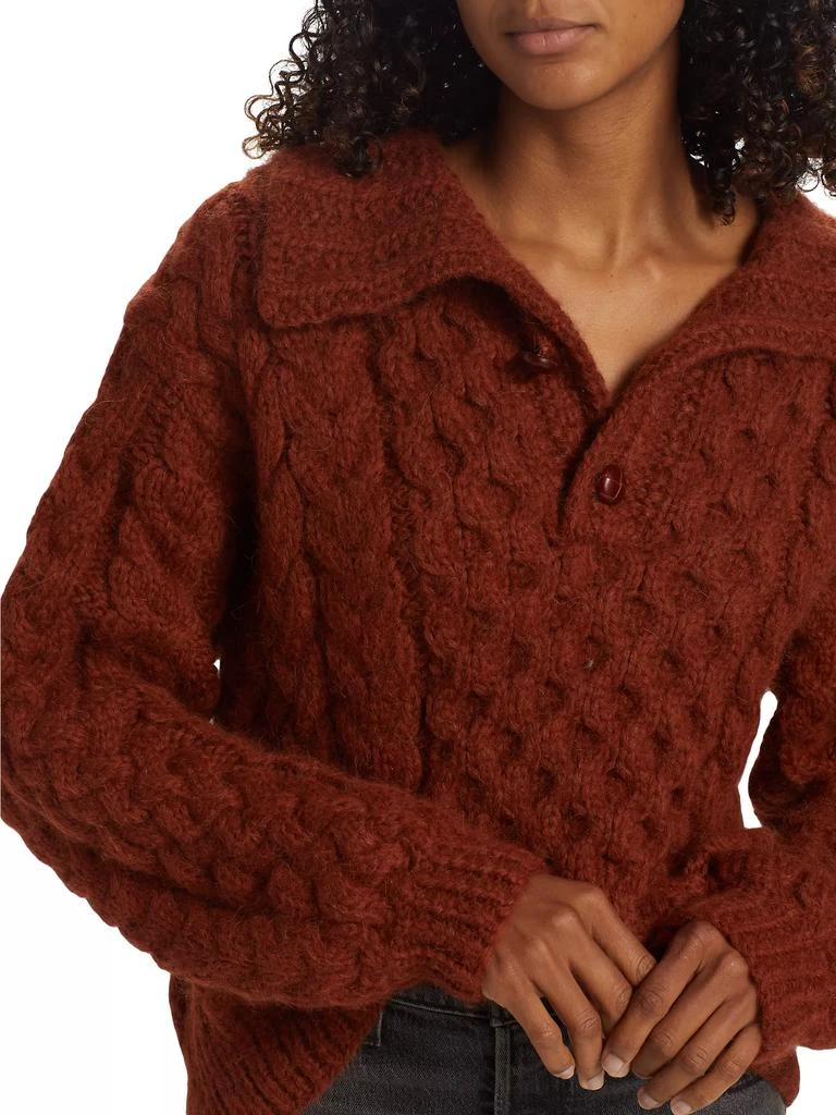 DÔEN Nuage Cable-Knit Alpaca-Wool Sweater 6