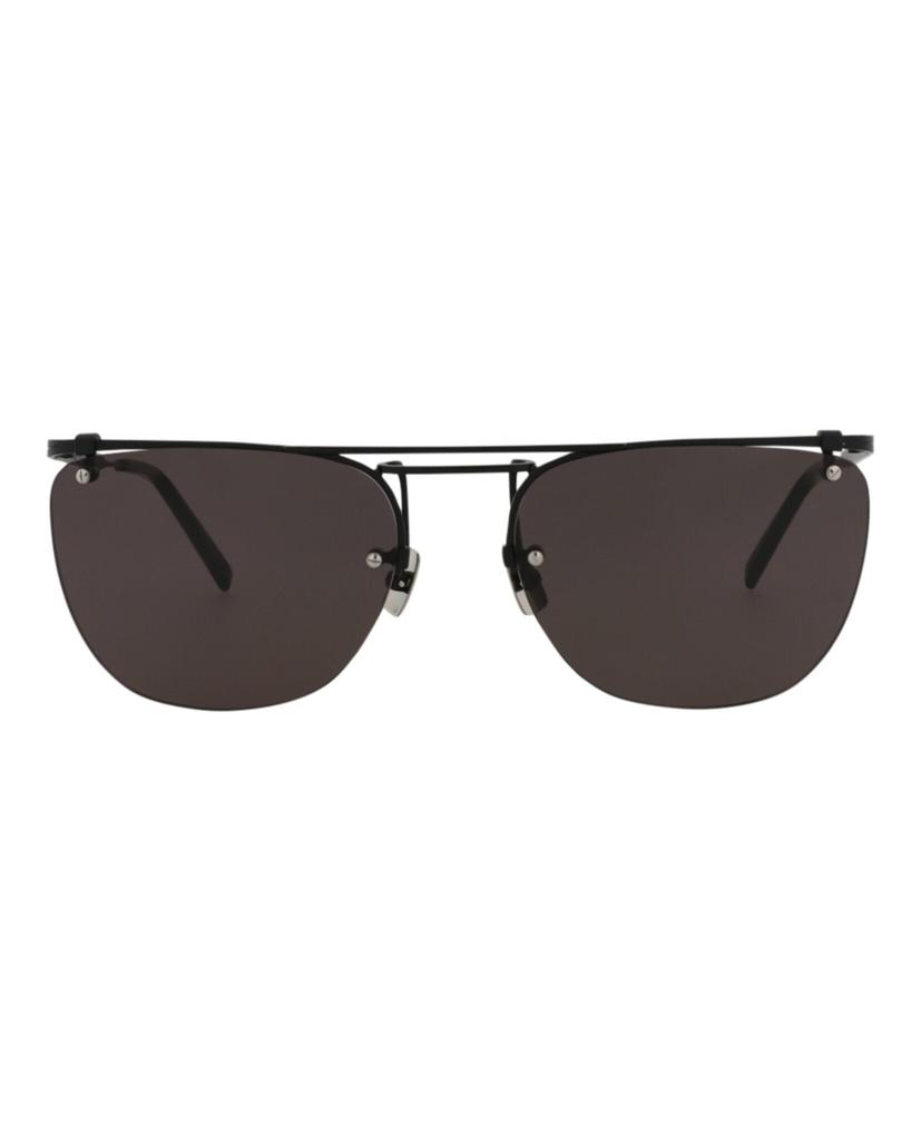 Saint Laurent Aviator-Frame Metal Sunglasses