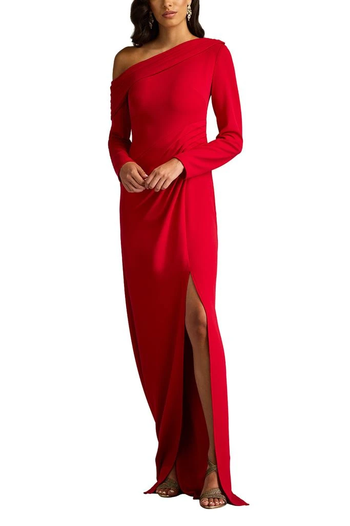 Tadashi Shoji Arison Pleated Draped Gown 3