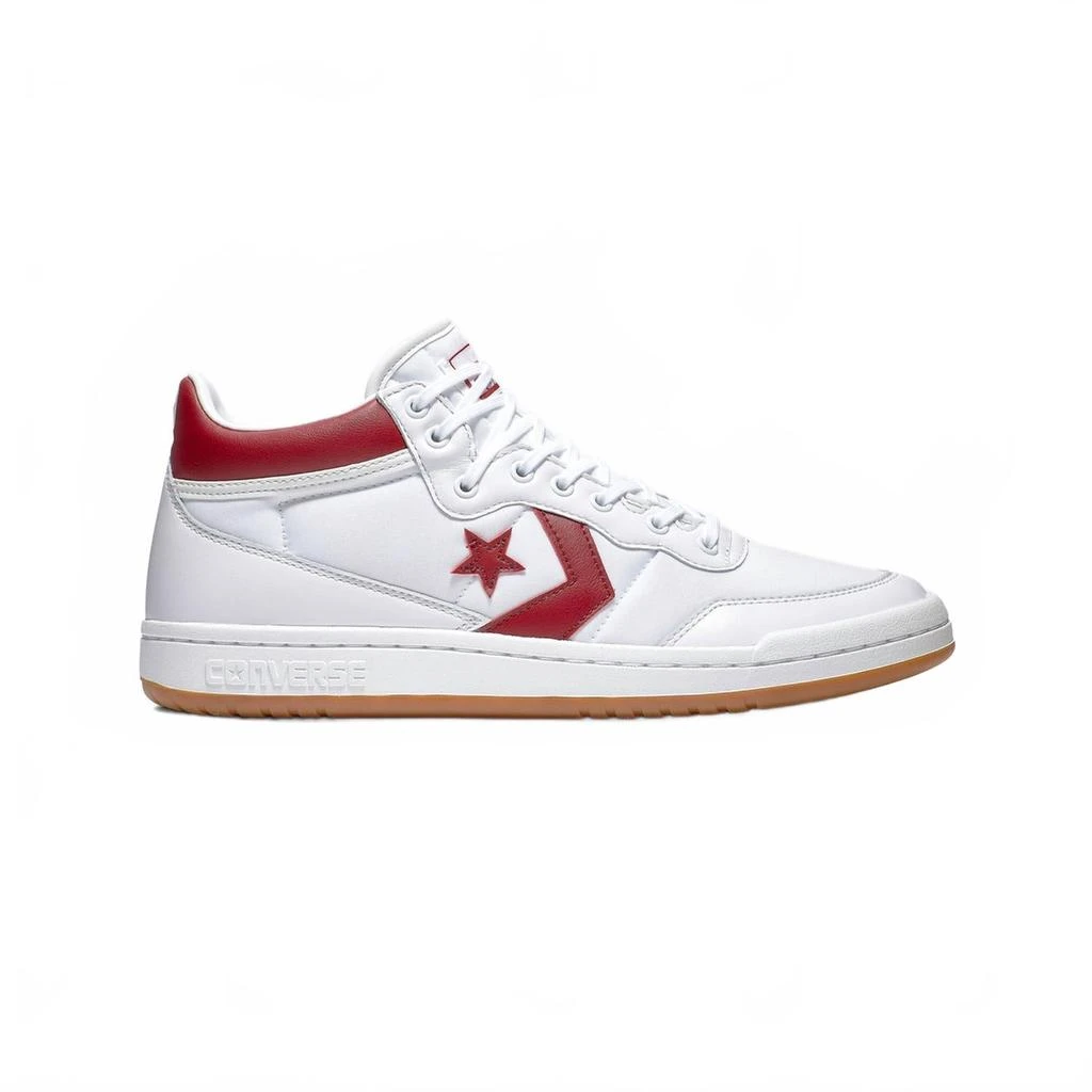 Converse Men's Fastbreak Pro Mid Sneaker In White/red 1