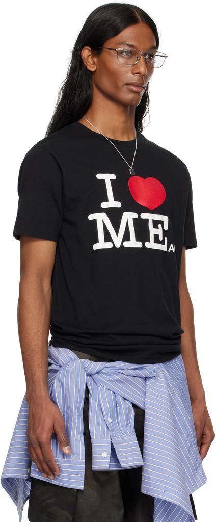 Ashley Williams SSENSE Exclusive Black 'I Heart Me' Danny T-shirt
