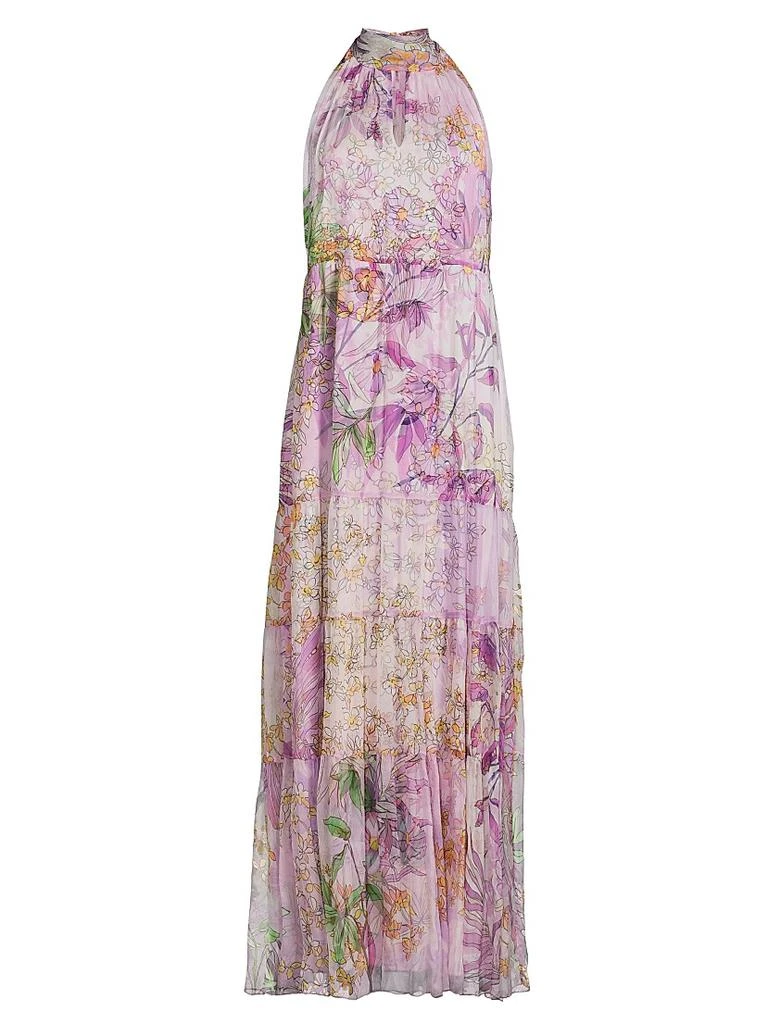 Riona Silk Halterneck Maxi Dress  On Sale Now with Up to 63% Off |  Discover Exclusive Deals & Savings at BeyondStyle  Authentic Johnny Was  women's|modern|halter|dresses|Women's|floral|women's  apparel|sleeveless|a-line|floor-length|silk with Limited ...