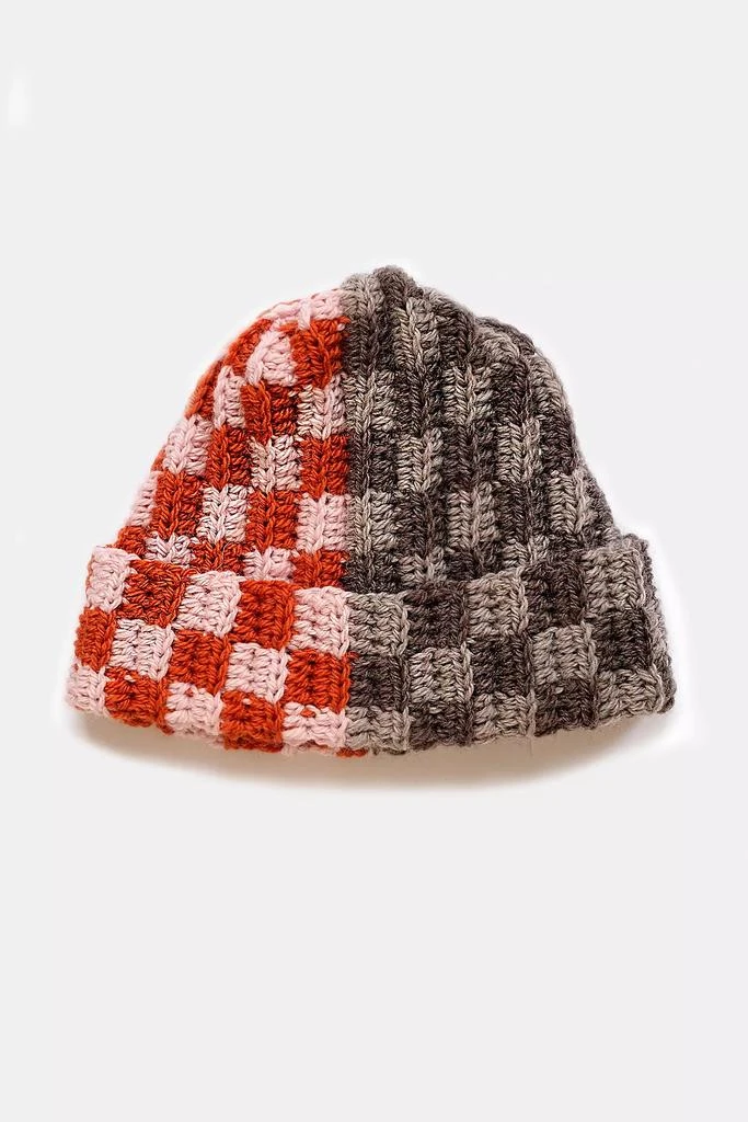 MARVES new york MARVES new york Crochet Checkered Wool 
