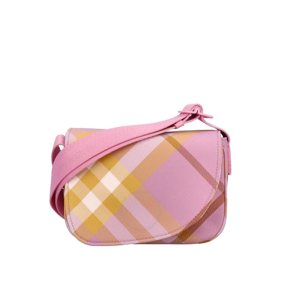 Burberry Checked Foldover-Top Courier Bag 1