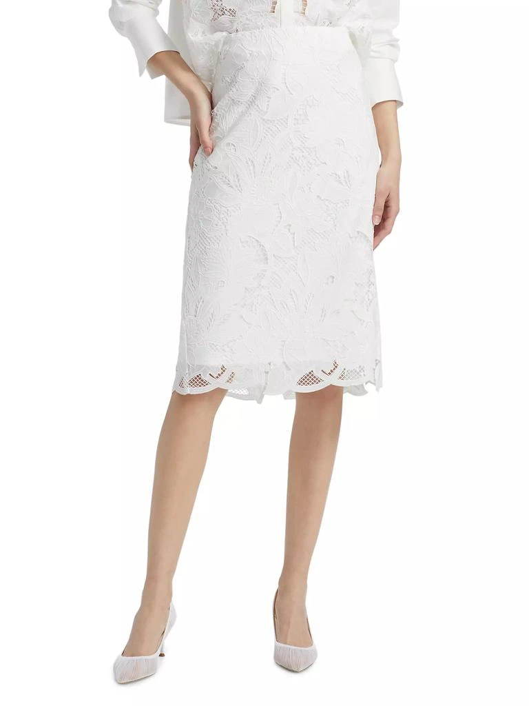 Kobi Halperin Nala Lace Pencil Skirt 3