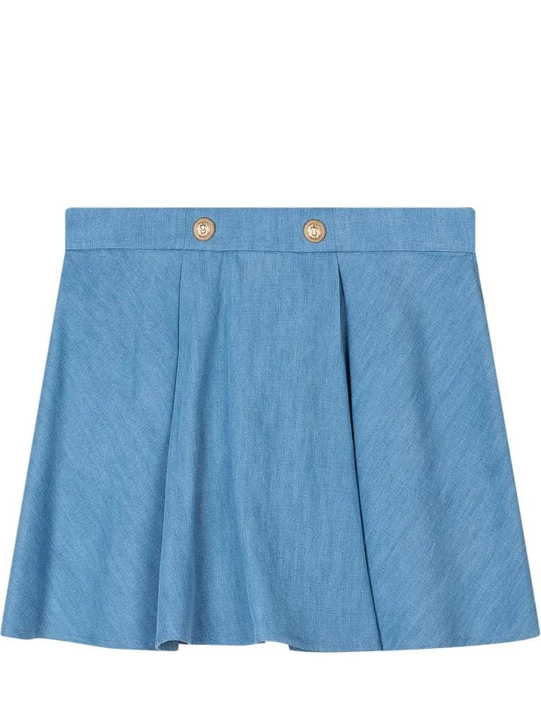 Balmain Balmain Kids Pleated Skirt