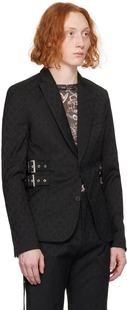 Charles Jeffrey Loverboy Black Glasgow Blazer 2