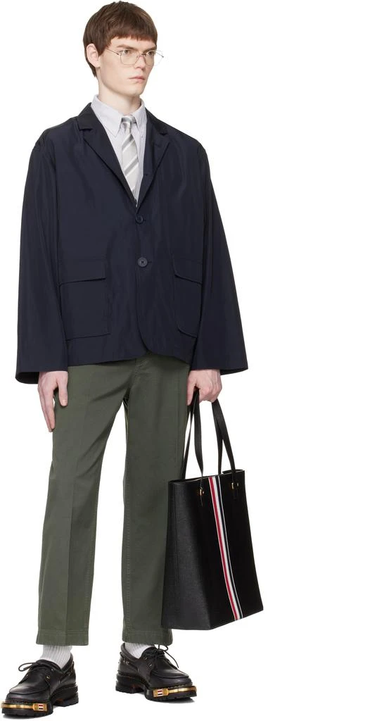 Thom Browne Navy Packable Flap Pocket Blazer 4